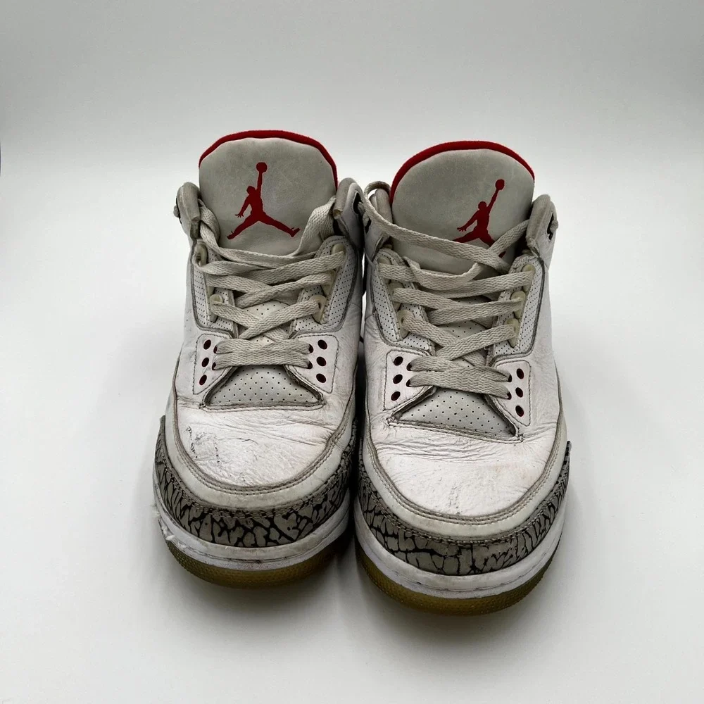 Nike Air‎ Jordan 3 Retro 923096-101 Mens 12 Casual Shoes Free Throw Line Sneaker
